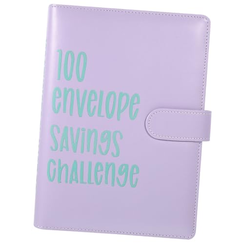 TOYZFRIENDY Budgetplaner Ringbuch Sparchallenge Tage Umschläge mit Aufklebern Geld Organizer für Bargeld Nachfüllbares Sparbuch Notizbuch für Familienfinanzen von TOYZFRIENDY