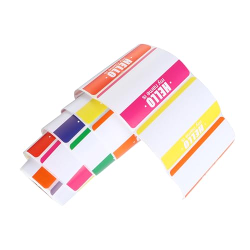 TOYZFRIENDY Bunte Klassifizierungs Preis etiketten Aufkleber Selbstklebende Namensschild Sticker für Haushalt Büro Schule Markierung und Organisation von TOYZFRIENDY