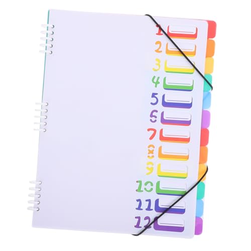 TOYZFRIENDY Dokumentenmappe Fächer Ordner aus Robustem PP Kunststoff Leichter Fächer Organizer für Schule Büro Zuhause Praktischer Aktenordner für Dokumente und Belege Weiß TOYZFRIENDY Dokumentenmappe Fächer Ordner aus Robustem PP Kunststoff Leichter Fächer Organizer für Schule Büro Zuhause Praktischer Aktenordner für Dokumente und Belege Weiß von TOYZFRIENDY