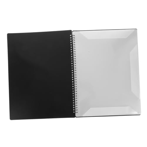 TOYZFRIENDY Dokumentenordner Multifunktional Stabiler Notenmappe Folder für Wichtige Papiere Musiknoten Organizer Silber Schwarz für Schule Büro Zuhause von TOYZFRIENDY