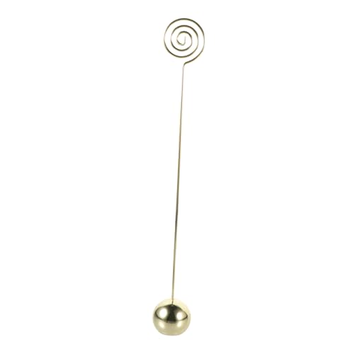 TOYZFRIENDY Edelstahl Tischnummernhalter Gold Memo Clip Notizhalter Tischkartenständer für Hochzeit Party Tischdeko und Restaurant Tischnummern Halterungen von TOYZFRIENDY