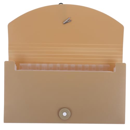 TOYZFRIENDY Erweiterbarer Dokumenten Organizer mit Fächern und Elastischem Band Wasserdichte PP Aktenmappe mit Farbigen Etiketten Tragbarer Aktenordner für Büro und Zuhause Khaki TOYZFRIENDY Erweiterbarer Dokumenten Organizer mit Fächern und Elastischem Band Wasserdichte PP Aktenmappe mit Farbigen Etiketten Tragbarer Aktenordner für Büro und Zuhause Khaki von TOYZFRIENDY