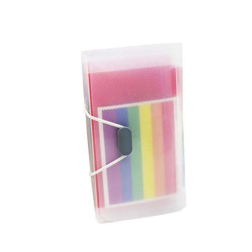 TOYZFRIENDY Fächer Fächermappe mit Elastischem Band Tragbarer Akkordeon ordner Erweiterbarer Dokumenten organizer für Büro Schule und Reise Mini datei für Quittungen und Papiere von TOYZFRIENDY