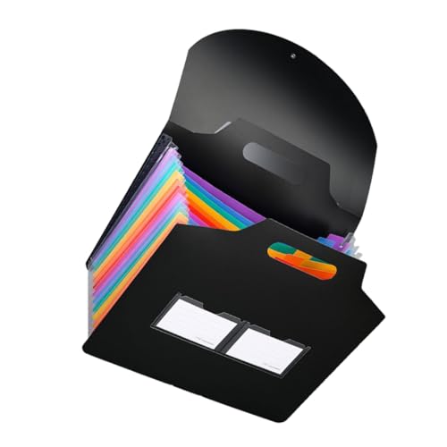 TOYZFRIENDY Fächermappe Fächer Tragbar mit Regenbogen Innenseiten Mehrschichtiger Dokumentenorganizer Handlicher Aktenordner für Büro und Zuhause Kompakte Aufbewahrungstasche für Verträge TOYZFRIENDY Fächermappe Fächer Tragbar mit Regenbogen Innenseiten Mehrschichtiger Dokumentenorganizer Handlicher Aktenordner für Büro und Zuhause Kompakte Aufbewahrungstasche für Verträge von TOYZFRIENDY