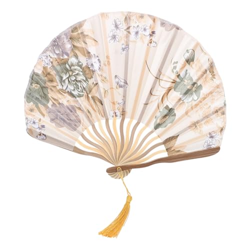 TOYZFRIENDY Faltbarer Handfächer mit Blumenmuster Traditioneller Chinesischer Tanzfächer Eleganter Dekorationsfächer für Frauen Leicht und Handlich für Bühnenauftritte und Wohnraumgestaltung TOYZFRIENDY Faltbarer Handfächer mit Blumenmuster Traditioneller Chinesischer Tanzfächer Eleganter Dekorationsfächer für Frauen Leicht und Handlich für Bühnenauftritte und Wohnraumgestaltung von TOYZFRIENDY