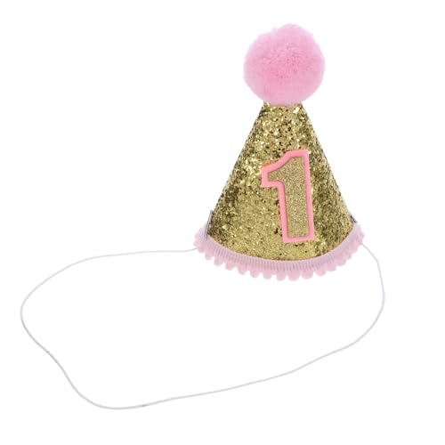 TOYZFRIENDY Glitzernder Geburtstagskegel für Verstellbarem Gummiband EVA Material Leichte Partyhut Dekoration Geburtstag Kinderfreundlich Festlich und Sicher von TOYZFRIENDY