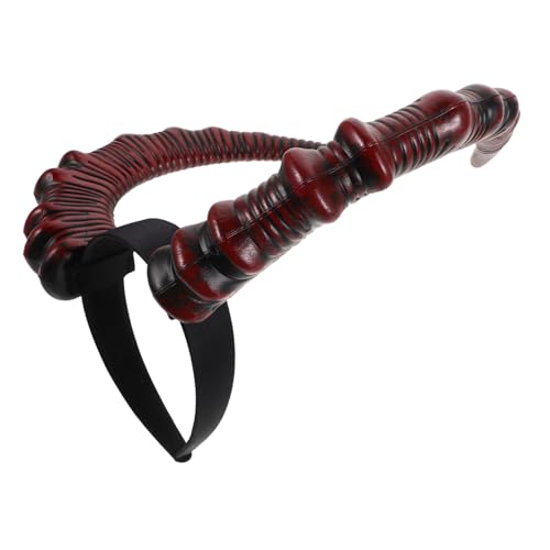 TOYZFRIENDY Gothic RAM Horns Haarreif Rot Leichtes Halloween Kostüm Accessoire für Karneval Rollenspiele Geburtstagsfeiern und Bühnenauftritte Unisex Party Haarreif mit Schafhörnern von TOYZFRIENDY