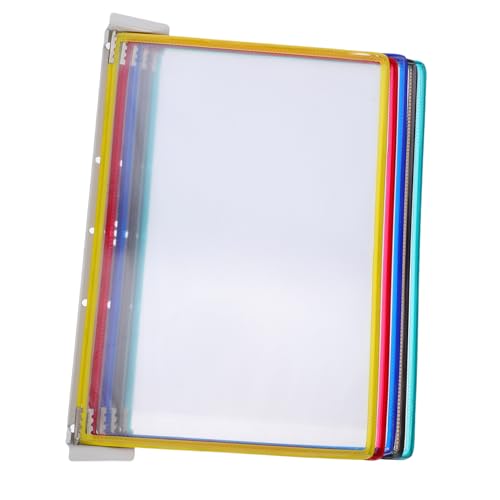 TOYZFRIENDY Hängender Wand Aktenordner Stufiger Magazinhalter Flip Design Platzsparender Wandhalter für Büro und Meetingraum von TOYZFRIENDY
