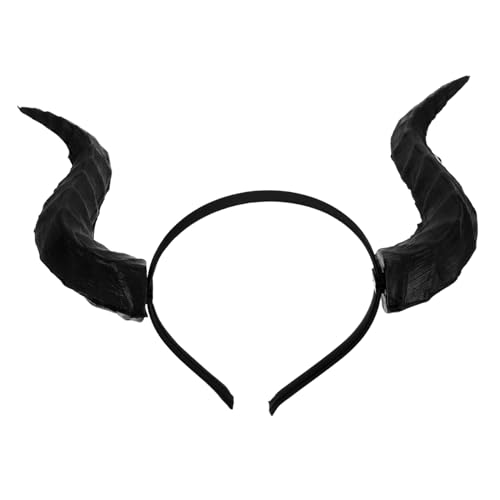TOYZFRIENDY Halloween Dragon Horns Headband Damen Gothic Devil Cosplay Haarschmuck Leicht Bequem Für Karneval Mardi Gras Maskerade Party Kostüm von TOYZFRIENDY