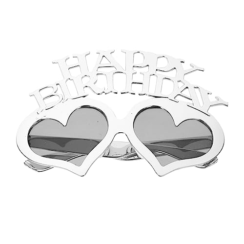 TOYZFRIENDY Happy Birthday Herzbrille Kreative Partybrille für Erwachsene Farbenfrohe Fotorequisiten für Geburtstagsfeiern Leichte und Tragbare Brille für Unvergessliche TOYZFRIENDY Happy Birthday Herzbrille Kreative Partybrille für Erwachsene Farbenfrohe Fotorequisiten für Geburtstagsfeiern Leichte und Tragbare Brille für Unvergessliche von TOYZFRIENDY