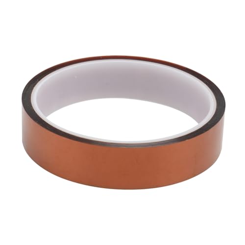 TOYZFRIENDY Hitzebeständiges Polyimid Klebeband C Isolierband für Elektronik Leiterplatten Schutz Säure und Alkaliresistent Reißfest Tawny Polyimid Film Klebeband von TOYZFRIENDY