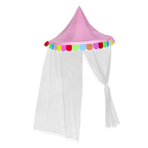 TOYZFRIENDY Kinderbett Halbmondzelt aus Atmungsaktivem Netzstoff Wandhängendes Spielzelt für Mädchen Leseecke und Schlafbereich Stabiles Kinderzimmer Accessoire in Rosa Teilig mit Vorhang TOYZFRIENDY Kinderbett Halbmondzelt aus Atmungsaktivem Netzstoff Wandhängendes Spielzelt für Mädchen Leseecke und Schlafbereich Stabiles Kinderzimmer Accessoire in Rosa Teilig mit Vorhang von TOYZFRIENDY