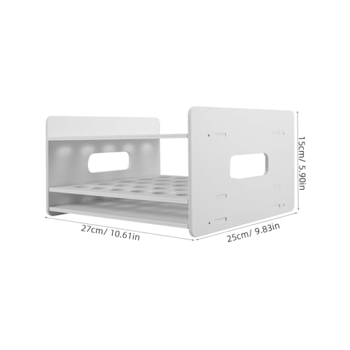 TOYZFRIENDY Kindergarten Scherenhalter mit Löchern Desktop Organizer für Bastelscheren und Stifte Testrohrhalter Multifunktionales Aufbewahrungsregal für Schul Kunstbedarf von TOYZFRIENDY