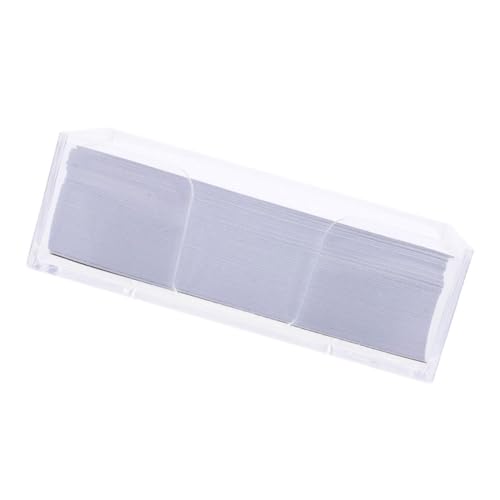 TOYZFRIENDY Kleiner Notizblock mit Weißen Memo Pads im Transparenten Spenderbox Ziehbar Glatte Schreiboberfläche Praktisch für Büro Schule und Zuhause Notizzettel für Erinnerungen TOYZFRIENDY Kleiner Notizblock mit Weißen Memo Pads im Transparenten Spenderbox Ziehbar Glatte Schreiboberfläche Praktisch für Büro Schule und Zuhause Notizzettel für Erinnerungen von TOYZFRIENDY