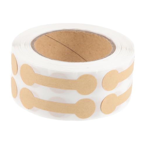 TOYZFRIENDY Kraftpapier Schmuck Preisschilder Aufkleber Praktische Selbstklebende Etiketten für Ringe Halsketten Ohrringe Vielseitig Einsetzbar Attraktive Unregelmäßige Formen von TOYZFRIENDY