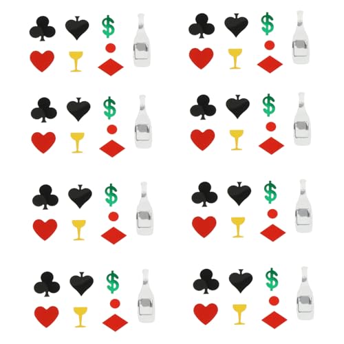 TOYZFRIENDY Las Vegas Poker Konfetti Bunte Kunststoff Tischdeko Spielkarten Motiv Party Streudeko Themenfeier Zubehör TOYZFRIENDY Las Vegas Poker Konfetti Bunte Kunststoff Tischdeko Spielkarten Motiv Party Streudeko Themenfeier Zubehör von TOYZFRIENDY