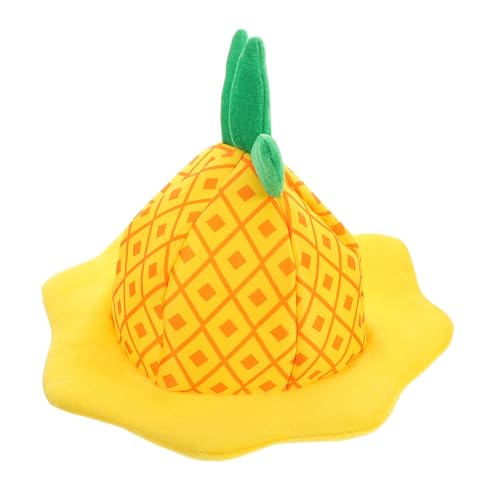 TOYZFRIENDY Lustiger Ananas Hut für Erwachsene Einzigartiges Party Kostüm Auffällige Kopfbedeckung für Geburtstagspartys Fotospaß und Thematische Verkleidung Originelles Frucht Design von TOYZFRIENDY