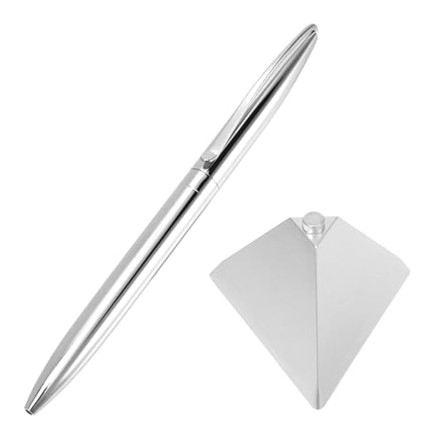 TOYZFRIENDY Magnetischer Signatur schreibstift mit Praktischem Metall dreiecksockel Eleganter Büro kugelschreiber für Reibungsloses Schreiben für Geschäftsleute und Schreibtischgebrauch von TOYZFRIENDY