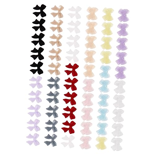 TOYZFRIENDY Maniküre Schleifen Nail Art Dekorationen Bunte Nagel Charms für DIY Nageldesign Vielseitige Manicures Accessoires für Kreative Nagelkunst und Handyzubehör von TOYZFRIENDY