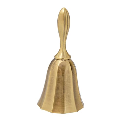 TOYZFRIENDY Manuelle Restaurantklingel Metall mit Griff Extra Laut Vielseitig Leichte Serviceglocke für Bar Hotel Küche Stilvolle Tischklingel TOYZFRIENDY Manuelle Restaurantklingel Metall mit Griff Extra Laut Vielseitig Leichte Serviceglocke für Bar Hotel Küche Stilvolle Tischklingel von TOYZFRIENDY