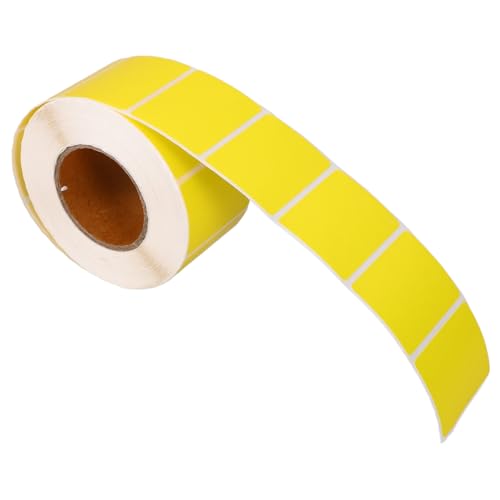 TOYZFRIENDY Mattes Farbiges Etikettenpapier Selbstklebend Vielseitig Bedruckbar für Versand Flaschen Pflanzen Langlebig Wasserfest Kompatibel mit Thermodruckern von TOYZFRIENDY