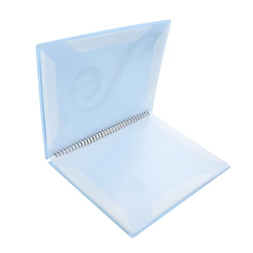 TOYZFRIENDY Musikordner Spiralordner Musiknotenmappe Silber Blau Notenmappe für Lehrer Schüler Büro Dokumentenmappe Organizer von TOYZFRIENDY