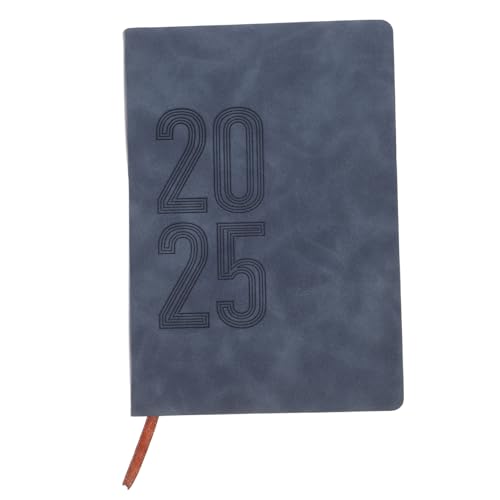 TOYZFRIENDY Notizbuch Tagesplaner Organizer für Büro und Reisen Praktischer Kalender mit Glattem Papier Akademischer Planer für Lehrer und Schüler Handliches Notizheft in Blau von TOYZFRIENDY
