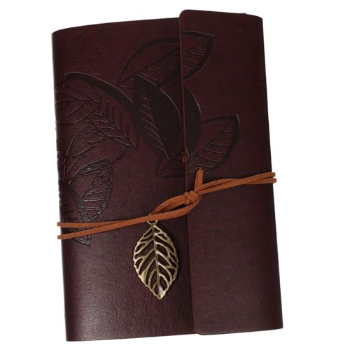 TOYZFRIENDY Notizbuch mit Ledercover Nachfüllbares Ringbuch Vintage Reisejournal und Planer für Tagebuch Skizzen und Kreatives Schreiben Praktisch für Beruf und Alltag Gelb braun von TOYZFRIENDY