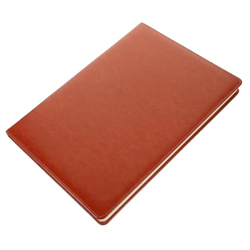 TOYZFRIENDY Notizbuch mit Linierten Eleganter Brauner Business Planer Leichter Schreibblock für Büro Reisen und Kreatives Journaling Praktisches Geschenk für Büroangestellte von TOYZFRIENDY