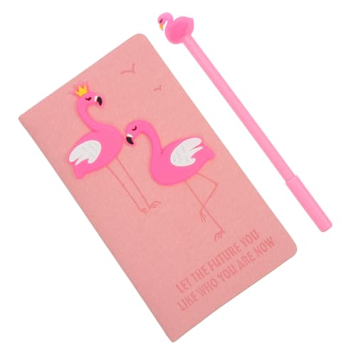 TOYZFRIENDY Notizbuch mit Niedlichem Flamingo motiv Liniert für Schüler und Studenten Tragbares Schreibjournal Stilvoller Business notizblock für Tagesplanung und Kreative Notizen von TOYZFRIENDY
