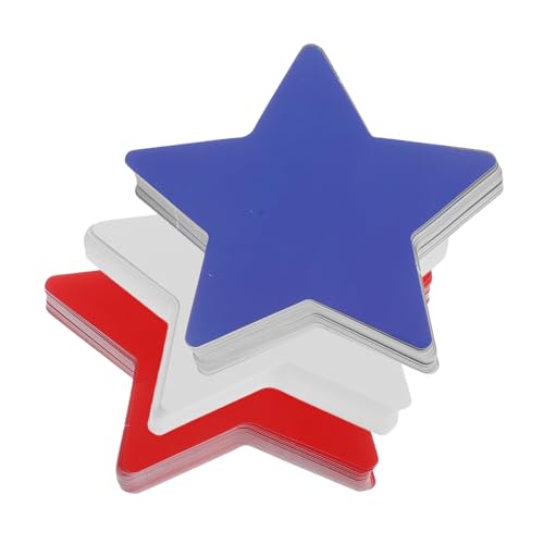 TOYZFRIENDY Patriotische Fünf Punkte Papiersterne Teilig Laminiert Langlebig für Klassenzimmer Pinnwand Party Dekoration Diy Basteln Scrapbooking von TOYZFRIENDY