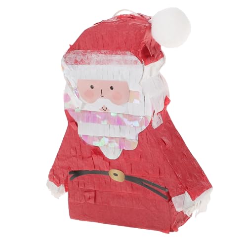 TOYZFRIENDY Pinata Weihnachtsmann mit Süßigkeitenfüllung Umweltfreundliches Papier Lustiges Partyspiel für Mädchen Jungen Geburtstags und Weihnachtsfeier von TOYZFRIENDY