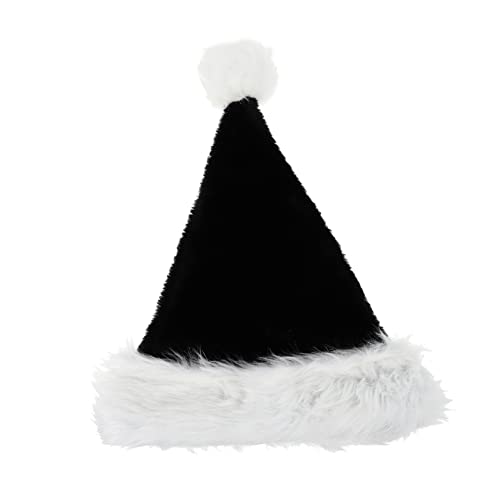 TOYZFRIENDY Schwarze Weihnachtsmütze für Plüsch Cosplay Hut für Halloween Party Modisches Accessoire für Festliche Anlässe Dekoration für Kostüme Warm und für Erwachsene TOYZFRIENDY Schwarze Weihnachtsmütze für Plüsch Cosplay Hut für Halloween Party Modisches Accessoire für Festliche Anlässe Dekoration für Kostüme Warm und für Erwachsene von TOYZFRIENDY