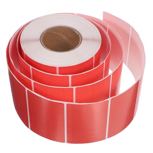 TOYZFRIENDY Selbstklebende Bunte Thermoetiketten Wasserfest Ölbeständig Beschreibbar mit Stift für Büro Küche Milchtee Shop ohne Thermotransferband Langlebig Rot TOYZFRIENDY Selbstklebende Bunte Thermoetiketten Wasserfest Ölbeständig Beschreibbar mit Stift für Büro Küche Milchtee Shop ohne Thermotransferband Langlebig Rot von TOYZFRIENDY