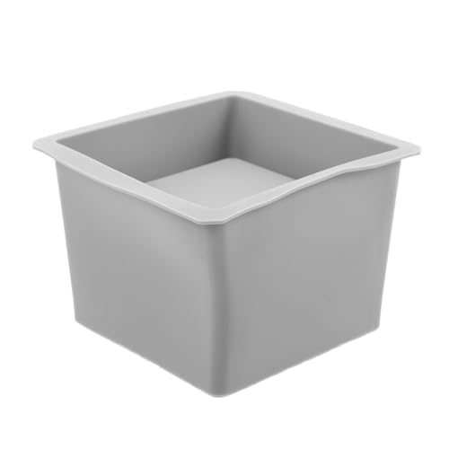 TOYZFRIENDY Silikonform Blumenkasten Groß Struktur für Sukkulenten DIY Pflanzgefäß Beton Gießform Grauer Pflanztopf für Garten Dekoration von TOYZFRIENDY