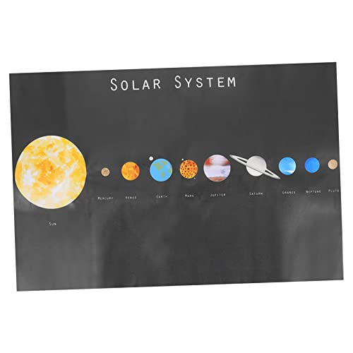 TOYZFRIENDY Sonnensystem Poster für Klassenzimmer Farbige Lernwandkarte mit Planeten Pädagogisches Weltraum Poster Bunte und Wiederverwendbare Wanddekoration für Frühe TOYZFRIENDY Sonnensystem Poster für Klassenzimmer Farbige Lernwandkarte mit Planeten Pädagogisches Weltraum Poster Bunte und Wiederverwendbare Wanddekoration für Frühe von TOYZFRIENDY