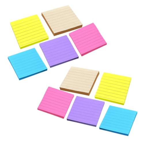 TOYZFRIENDY Teiliges Multi Funktions Notizblock mit Selbstklebenden Memo Pads in Farben Tragbare Haftnotizen für Bürobedarf Studenten Lehrer und Vielseitige Organisation von Plänen und von TOYZFRIENDY