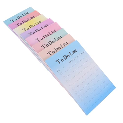 TOYZFRIENDY Teiliges Selbstklebender Notizblöcke Liniertes Papier Starke Haftung Farbige Tragbare Memo Pads für Büro Schule Scrapbook und Notizen von TOYZFRIENDY