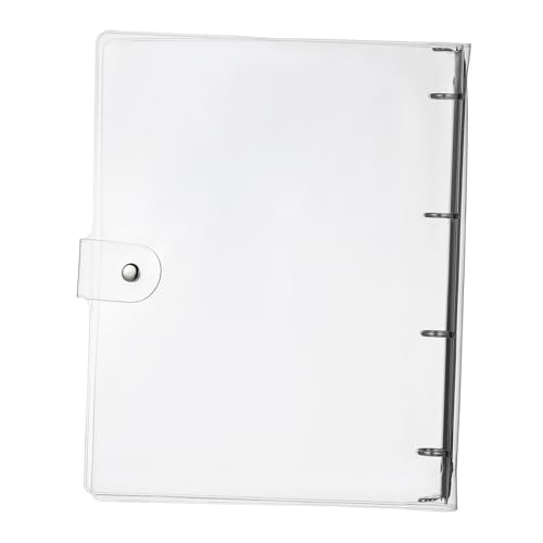TOYZFRIENDY Transparente Notebook Hülle Ringbuch Schutzhülle Leicht Rutschfest Büro Zubehör Notizbuch Cover Kratzfest Strapazierfähig Kompatibel mit Standard Ordner von TOYZFRIENDY