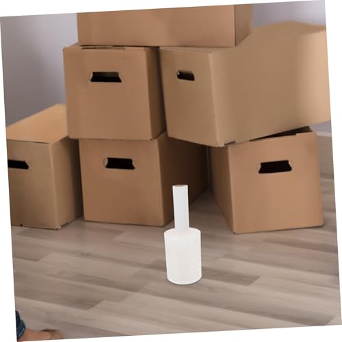 TOYZFRIENDY Transparente Stretchfolie mit Griff Handstretchfolie für Möbelverpackung Dehnbar Schutzfolie Verpackungsfolie für Transport Lagerung TOYZFRIENDY Transparente Stretchfolie mit Griff Handstretchfolie für Möbelverpackung Dehnbar Schutzfolie Verpackungsfolie für Transport Lagerung von TOYZFRIENDY