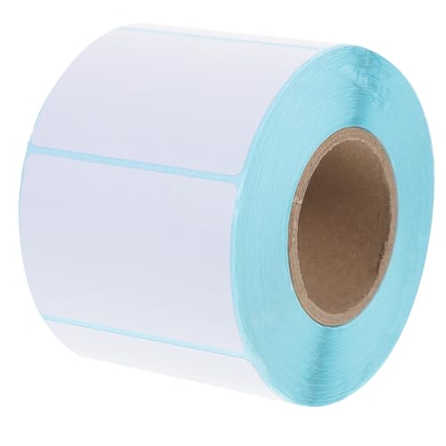 TOYZFRIENDY Wasserdichte Ölresistente Etiketten mit Je Selbstklebenden Adressaufklebern Kratzfest Klarer Barcode Druck Vielseitig für Büro Versand und Schule von TOYZFRIENDY
