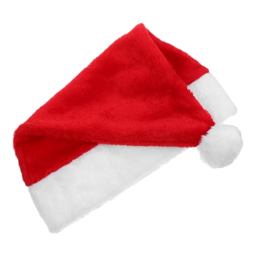 TOYZFRIENDY Weiche Plüsch Weihnachtsmütze Erwachsene Nikolausmütze Warmes Doppelt Gefüttertes Material Klassisches Design für Festliche Weihnachtsfeiern und Fotorequisiten Rot TOYZFRIENDY Weiche Plüsch Weihnachtsmütze Erwachsene Nikolausmütze Warmes Doppelt Gefüttertes Material Klassisches Design für Festliche Weihnachtsfeiern und Fotorequisiten Rot von TOYZFRIENDY