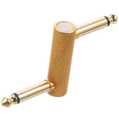 TOYZFRIENDY Z Förmiger Gitarren Pedal Koppler Audioadapter für Effektpedale Langlebiger Metallstecker Kompatibel mit Gitarren Pedalboards Flexibles Patchkabel Zubehör für Störungsfreie von TOYZFRIENDY