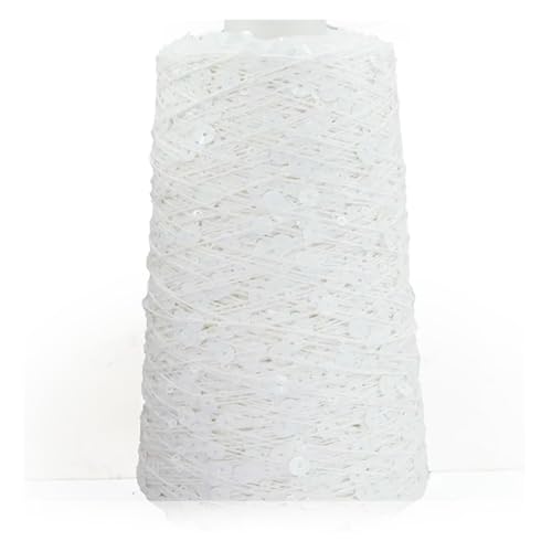500 g/1300 m DIY Handstrick-Baumwollgarn, 3 mm + 6 mm Paillettengarn, DIY für Damen, Wollpullover, Mütze, Schal 500 g/1300 m DIY Handstrick-Baumwollgarn, 3 mm + 6 mm Paillettengarn, DIY für Damen, Wollpullover, Mütze, Schal von TPIONEER