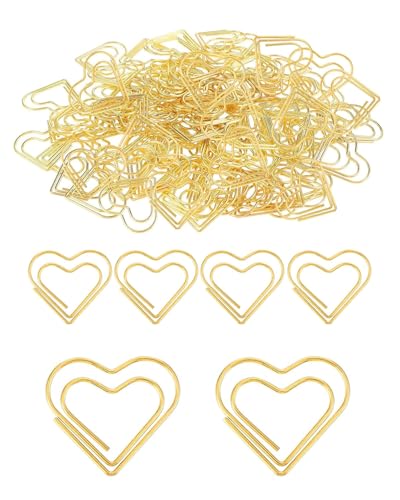 TPZORJX 50 Stück Büroklammern Herz Büroklammern Groß gold Büroklammer Herzförmige büroklammern motiv Liebe Büroklammern Spender Herz Paper Clips Für Dekorative Hochzeiten Postkarten Schule Büro TPZORJX 50 Stück Büroklammern Herz Büroklammern Groß gold Büroklammer Herzförmige büroklammern motiv Liebe Büroklammern Spender Herz Paper Clips Für Dekorative Hochzeiten Postkarten Schule Büro von TPZORJX