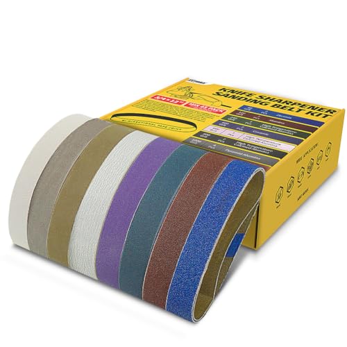 45-teiliges Messerschärfer-Schleifband-Set für scharfe WSKTS-KO, mehrere Körnungen 45-teiliges Messerschärfer-Schleifband-Set für scharfe WSKTS-KO, mehrere Körnungen von TPmax
