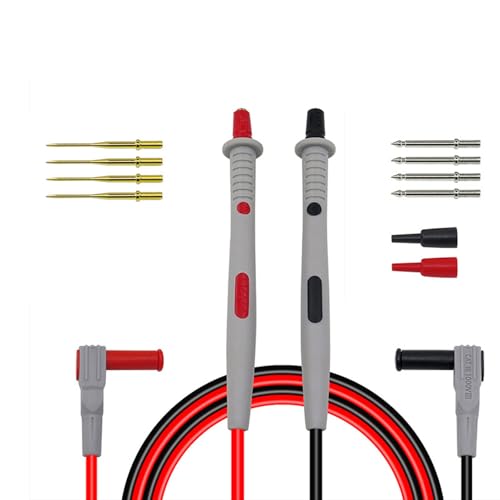 Austauschbare Nadelmultimeter Messleitungen Hohe Genauigkeit Nadelsonden Werkzeugset Geeignet für Elektriker & Projekte Austauschbare Nadelsonden Austauschbare Nadelmultimeter Messleitungen Hohe Genauigkeit Nadelsonden Werkzeugset Geeignet für Elektriker & Projekte Austauschbare Nadelsonden von TQUXNGA