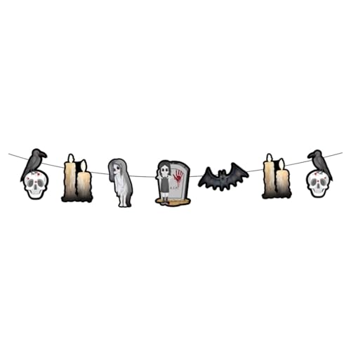 TQUXNGA 1 Set Halloween hängende Papierornamente Dekoration Zubehör für Fenster Tür Urlaub Geburtstag Dekoration TQUXNGA 1 Set Halloween hängende Papierornamente Dekoration Zubehör für Fenster Tür Urlaub Geburtstag Dekoration von TQUXNGA