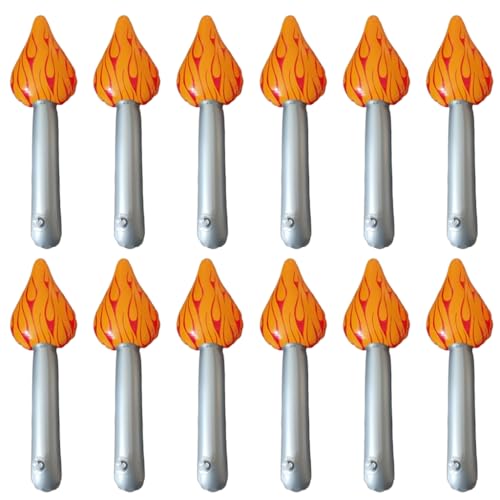 TQUXNGA 12 Pcs Vielseitige Aufblasbare Taschenlampe Spielzeug Falsche Taschenlampe für Kindergarten Sport Treffen Mittelalter Cosplay Sport Halloween TQUXNGA 12 Pcs Vielseitige Aufblasbare Taschenlampe Spielzeug Falsche Taschenlampe für Kindergarten Sport Treffen Mittelalter Cosplay Sport Halloween von TQUXNGA