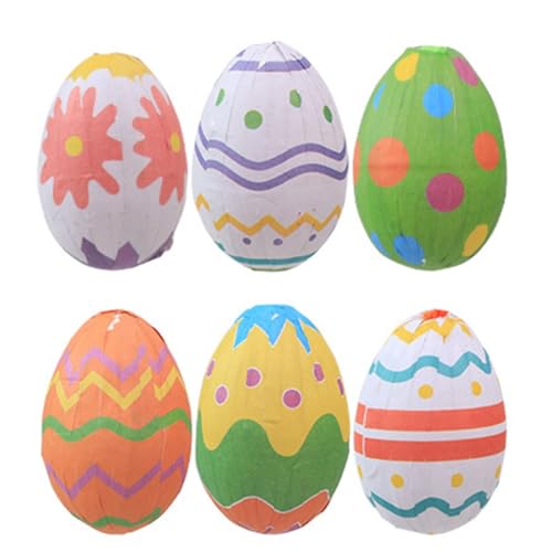 TQUXNGA Eier, hängende Anhänger, Ornamente, Party-Dekorationen für Zuhause, bunte Karotten, bemalt, 6 Stück TQUXNGA Eier, hängende Anhänger, Ornamente, Party-Dekorationen für Zuhause, bunte Karotten, bemalt, 6 Stück von TQUXNGA